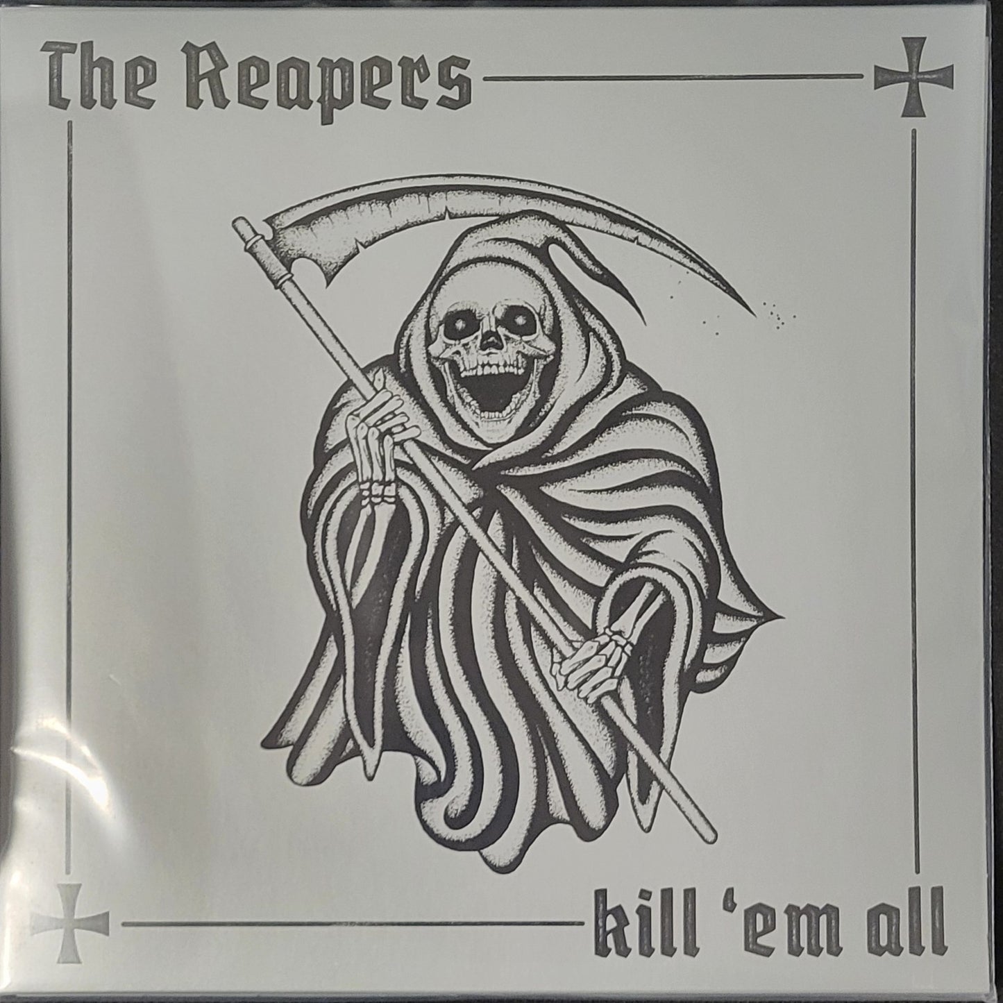 REAPERS, THE "Kill 'Em All" LP (Silver Vinyl)