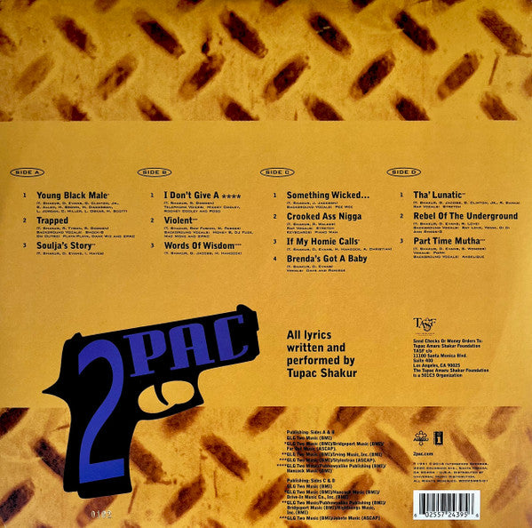 2PAC "2Pacalypse Now" LPx2
