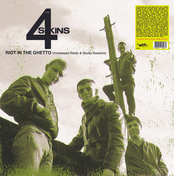 4 SKINS "Riot in the Ghetto (Unreleased Radio and Studio Sessions)" LP (w/ Poster)