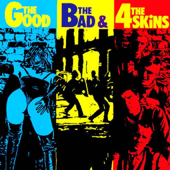 4 SKINS "The Good, The Bad & The 4 Skins" LP (Yellow Vinyl)