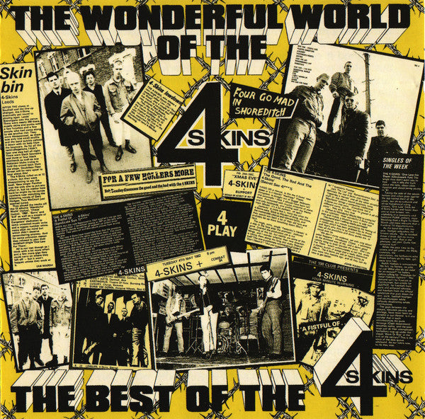4 SKINS "The Wonderful World of the 4 Skins" LP (2014)