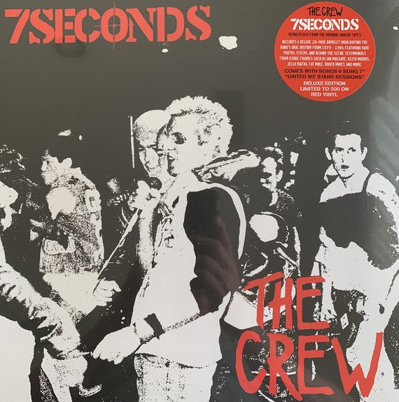 7 SECONDS "The Crew" LP (Red/Black Vinyl)