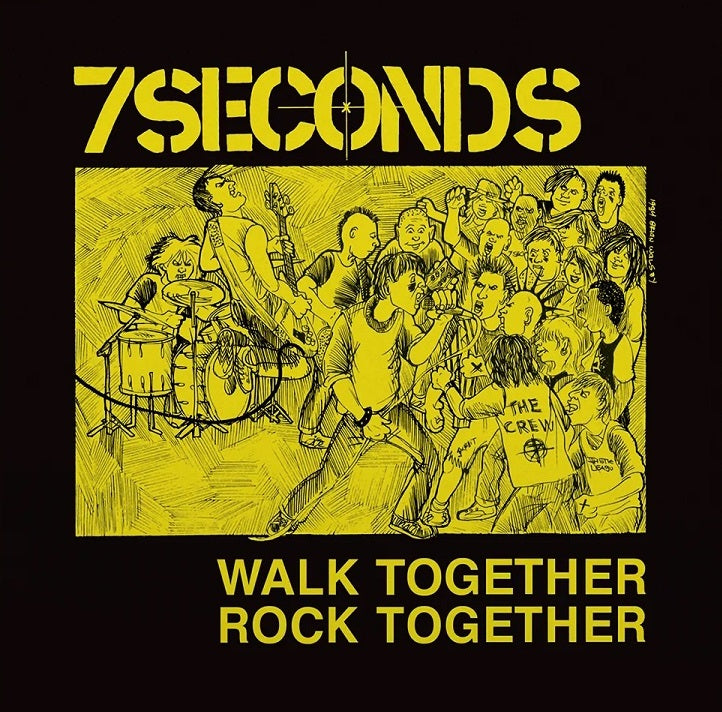 7 SECONDS "Walk Together, Rock Together" LP (Splatter Vinyl)