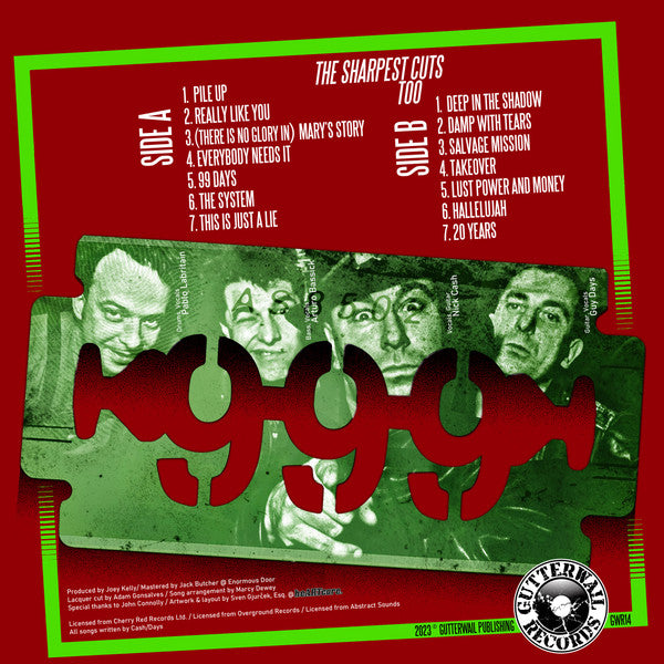 999 "The Sharpest Cuts Too" LP (Marbled Vinyl)