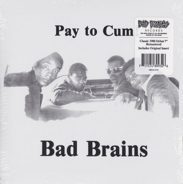 BAD BRAINS "Pay To Cum!" (2021)