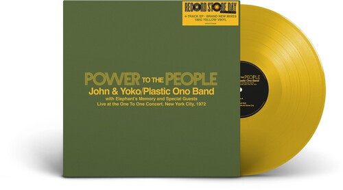 LENNON, JOHN & YOKO ONO "Power To The People: Live at the One To One Concert, New York City 1972" LP (RSD)