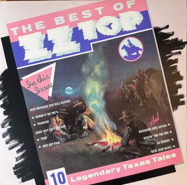 ZZ TOP "The Best of ZZ Top" LP (Blue Vinyl)
