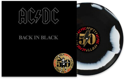 AC/DC "Black in Black" 50th Anniversary (Black/White Vinyl)