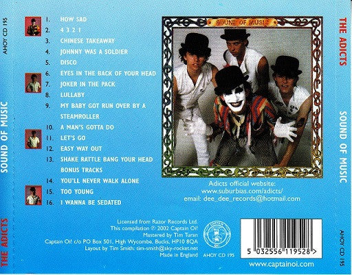 ADICTS, THE "Sound of Music" CD