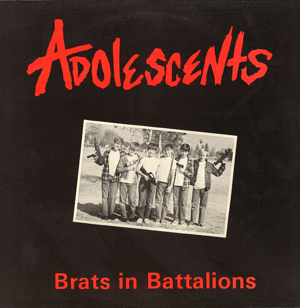 ADOLESCENTS "Brats in Battalions" LP (Red Vinyl)