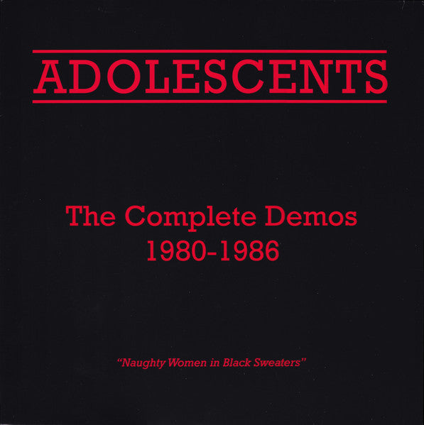 ADOLESCENTS "The Complete Demos 1980-1986" LP (Green Vinyl)