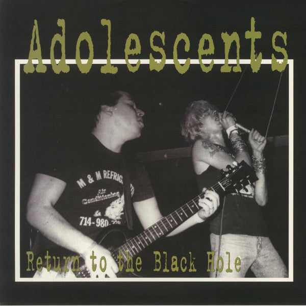 ADOLESCENTS "Return to the Black Hole" LP (Yellow Vinyl)