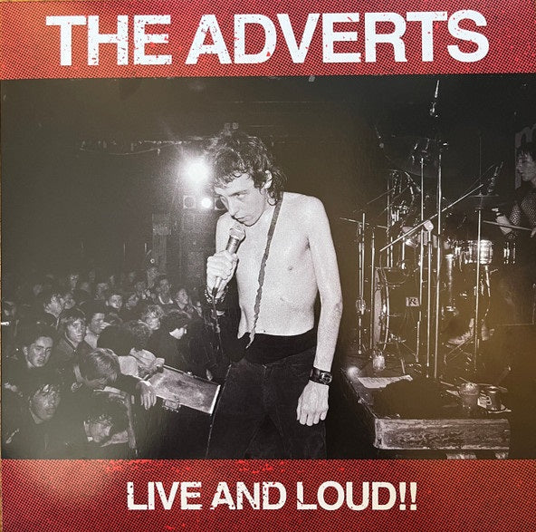 ADVERTS, THE "Live and Loud" LP (Red Vinyl)