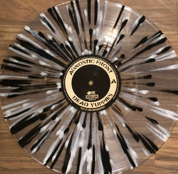 AGNOSTIC FRONT "Dead Yuppies" LP (Splatter Vinyl)