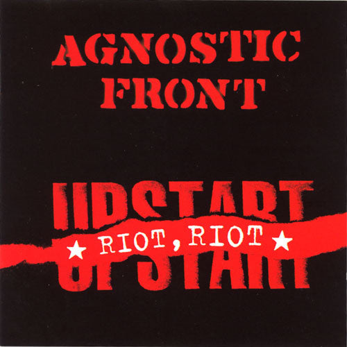 AGNOSTIC FRONT "Riot Riot Upstart" CD