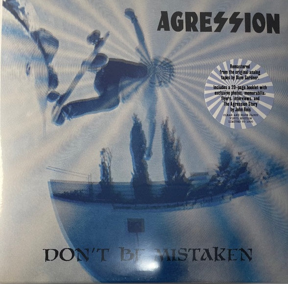 AGRESSION "Don't Be Mistaken" LP (Clear/Blue Vinyl)
