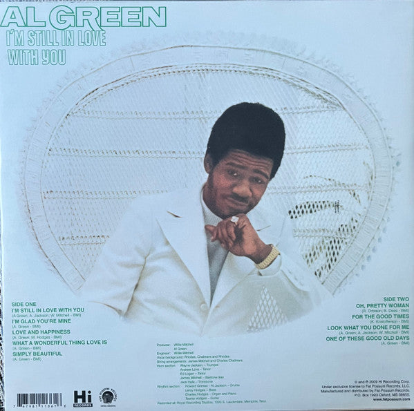 GREEN, AL "I'm Still In Love With You" LP (Green Vinyl)