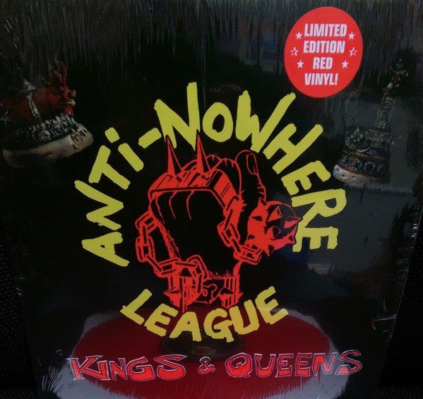 ANTI-NOWHERE LEAGUE "Kings & Queens" LP (Red Vinyl)