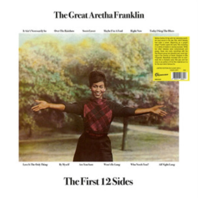 FRANKLIN, ARETHA "The Great Aretha Franklin - The First 12 Sides" LP (Clear)