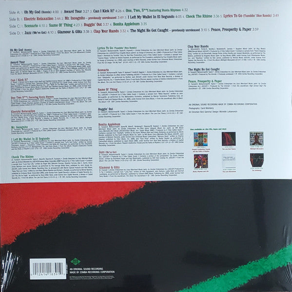 A TRIBE CALLED QUEST "Hits, Rarities and Remixes" LPx2
