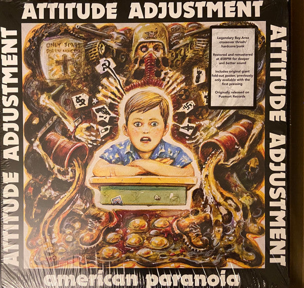 ATTITUDE ADJUSTMENT "American Paranoia" LP (w/ Poster)