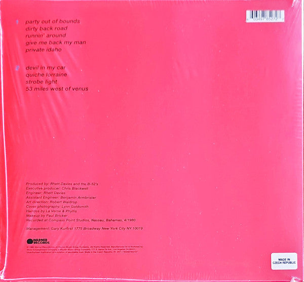 B-52'S, THE "Wild Planet" LP