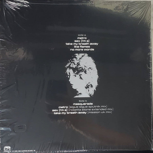 BERLIN "Metro Greatest Hits" LP (Silver Vinyl)