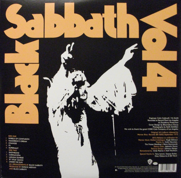 BLACK SABBATH "Vol 4" LP (180g)