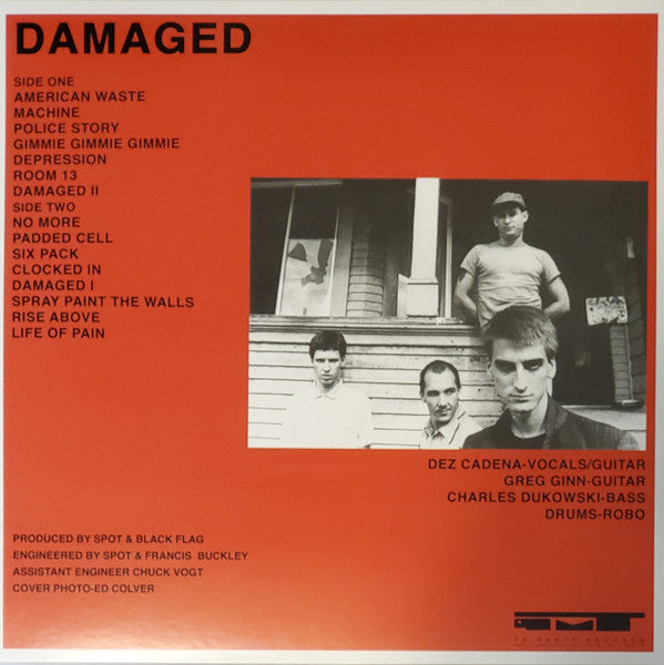 BLACK FLAG "Damaged With Dez" LP