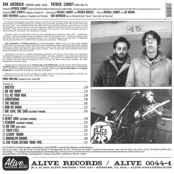 BLACK KEYS, THE "The Big Come Up" LP