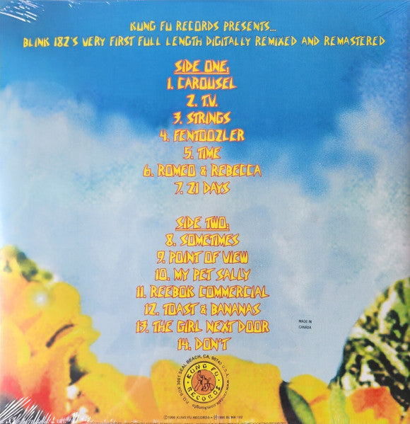 BLINK 182 "Buddha" LP (Splatter Vinyl)