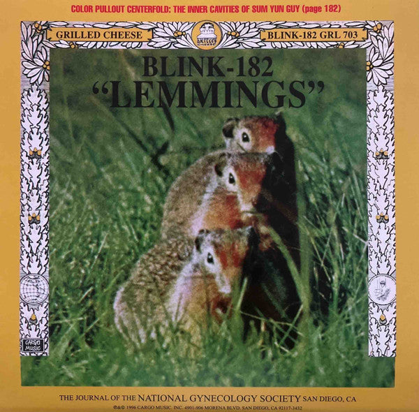 BLINK 182/SWINDLE "Lemmings / Going Nowhere" (Gold Vinyl)