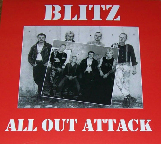 BLITZ "All Out Attack" LP (Green Vinyl w/ POSTER)