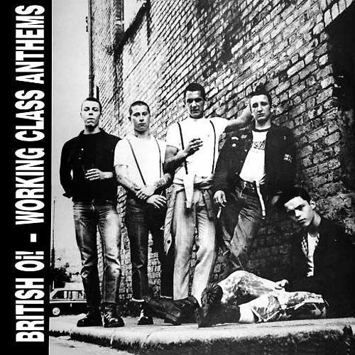 V/A "British Oi! - Working Class Anthems" LP (Blue Vinyl)