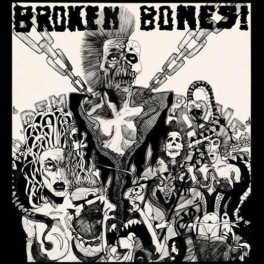 BROKEN BONES "Dem Bones + Singles 83-86" CD (Import)