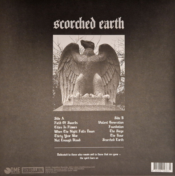 BURDEN "Scorched Earth" LP