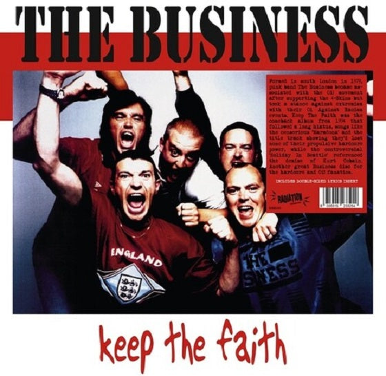BUSINESS, THE "Keep The Faith" LP (Splatter Vinyl)