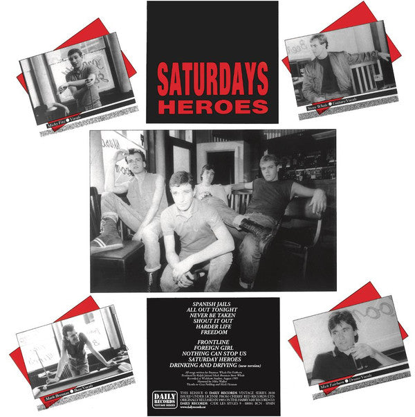 BUSINESS, THE "Saturday's Heroes" LP (White Vinyl)