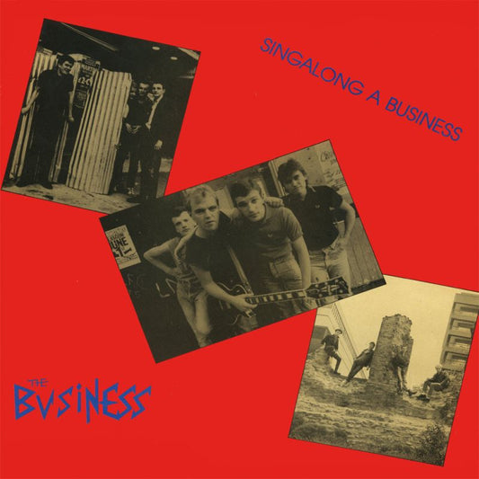 BUSINESS, THE "Singalong a Business" LP (Clear Smoke Vinyl)