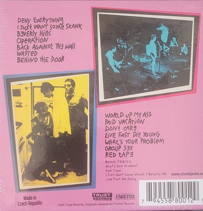 CIRCLE JERKS "Group Sex" CD (Deluxe)