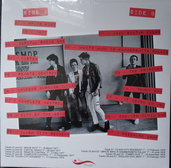 CLASH, THE "No Elvis, Beatles Or The Rolling Stones: The Singles 1977-1979" LP