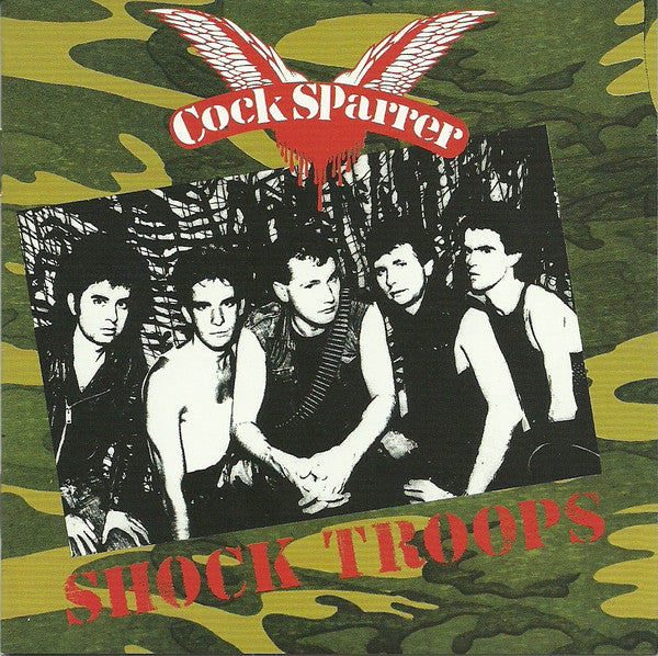 COCK SPARRER "Shock Troops" CD (2008 w/ BONUS)