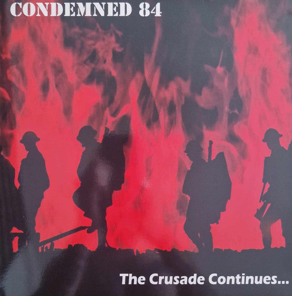 CONDEMNED 84 "The Crusade Continues" LP (White/Red Vinyl)