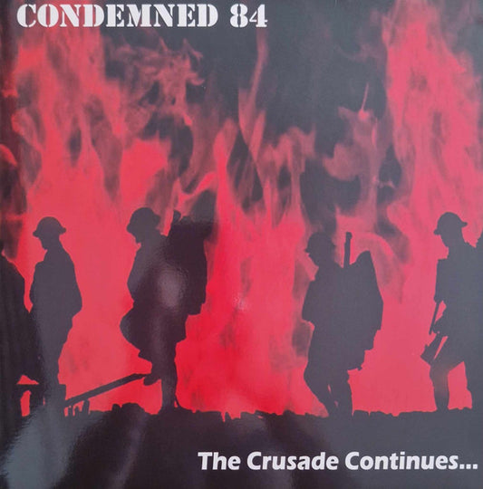 CONDEMNED 84 "The Crusade Continues" LP (White/Red Vinyl)
