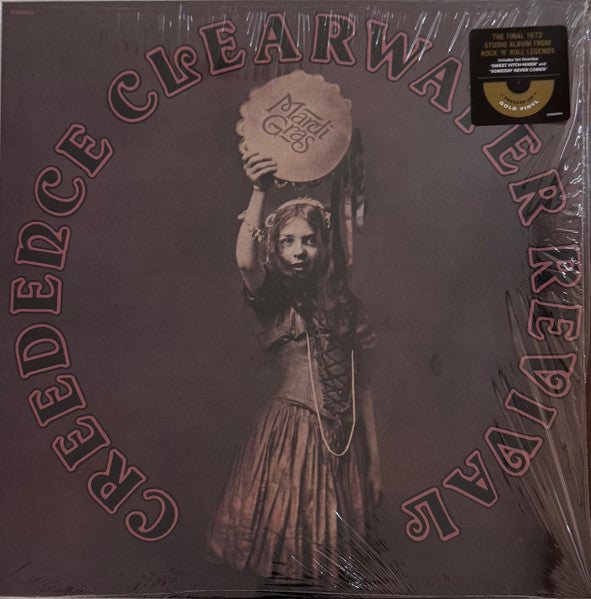 CREEDENCE CLEARWATER REVIVAL "Mardi Gras" LP (Gold)