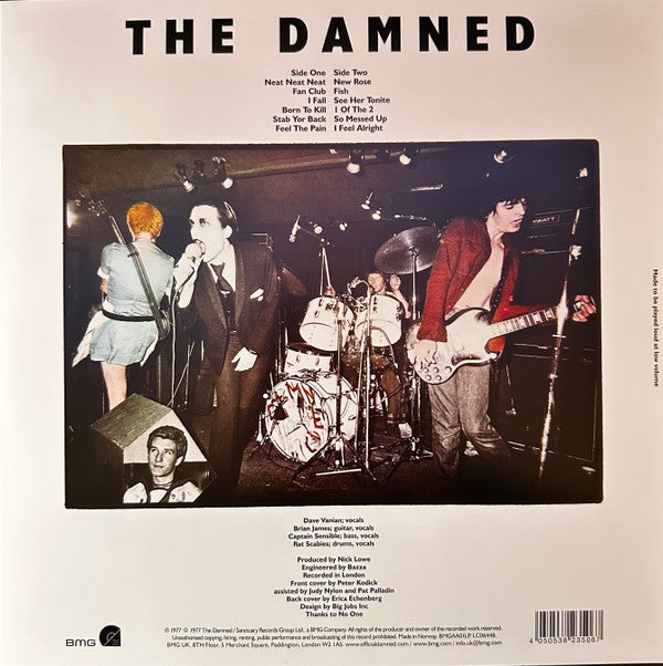 DAMNED, THE "Damned Damned Damned" LP (40th Anniversary)