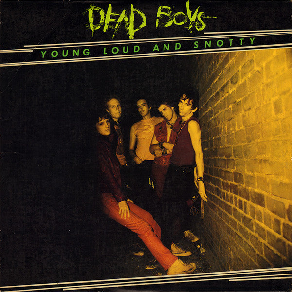 DEAD BOYS "Young Loud And Snotty" LP