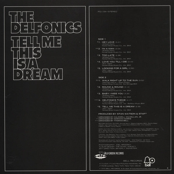 DELFONICS, THE "Tell Me This is a Dream" LP