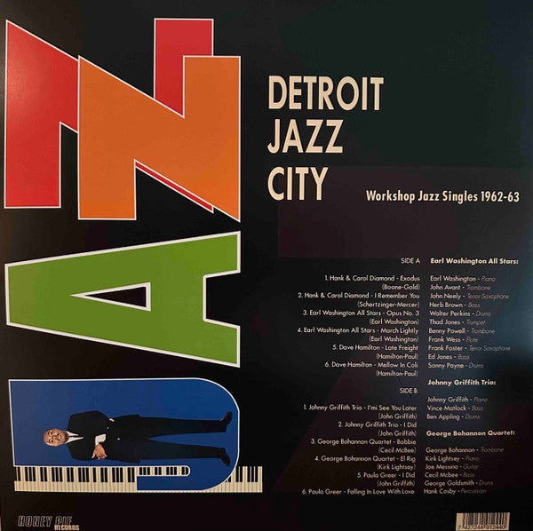 VARIOUS - DETROIT JAZZ CITY (Workshop Jazz Singles 1962-63) LP