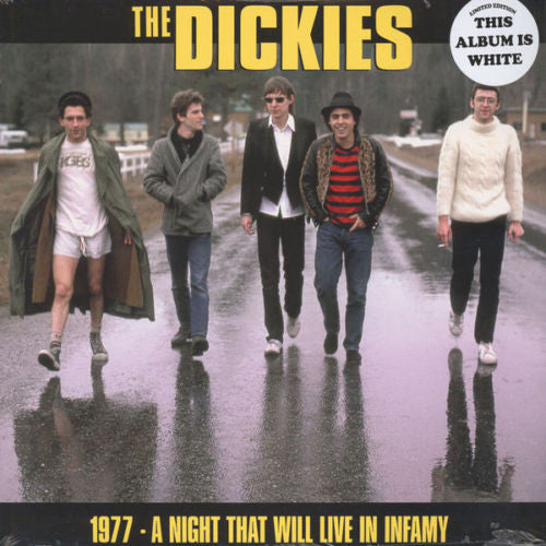 DICKIES, THE "1977 - A Night That Will Live In Infamy" LP (White Vinyl)